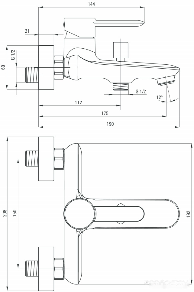 Смеситель Deante Kalia BGK 010M, фото 3