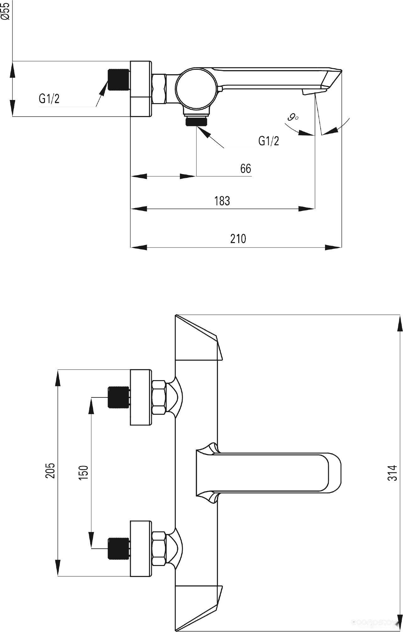 Смеситель Deante Arnika BQA 010M, фото 4