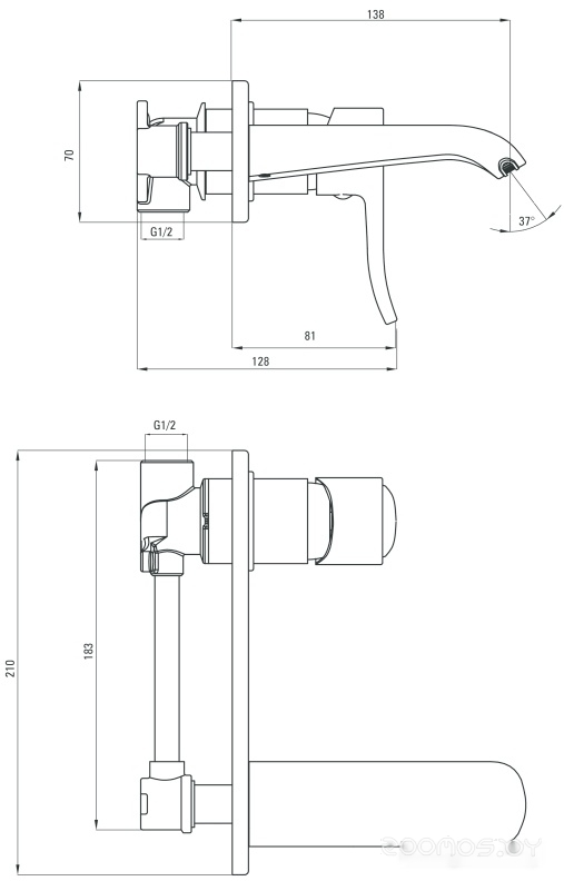 Смеситель Deante Werbena BCW 054L, фото 2