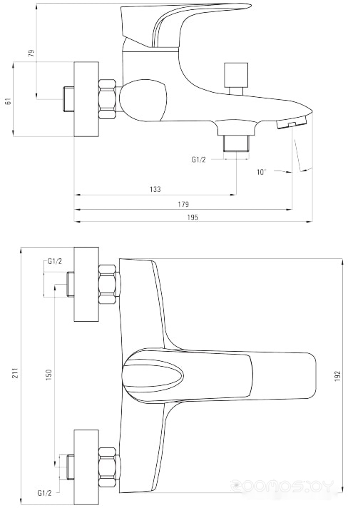 Смеситель Deante Gardenia BEG 010M, фото 2