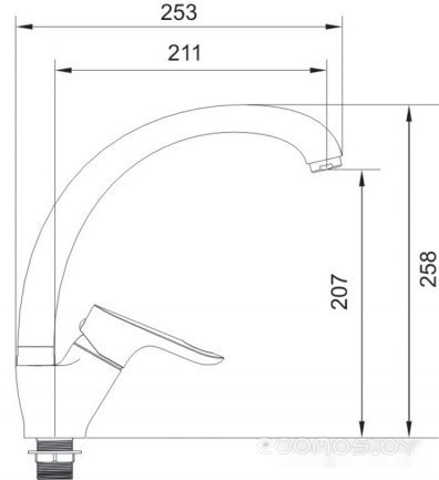 Смеситель ESKO Flow FL 519, фото 2