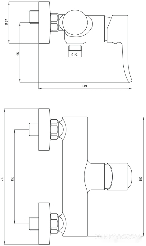 Смеситель Deante Werbena BCW 040M, фото 2