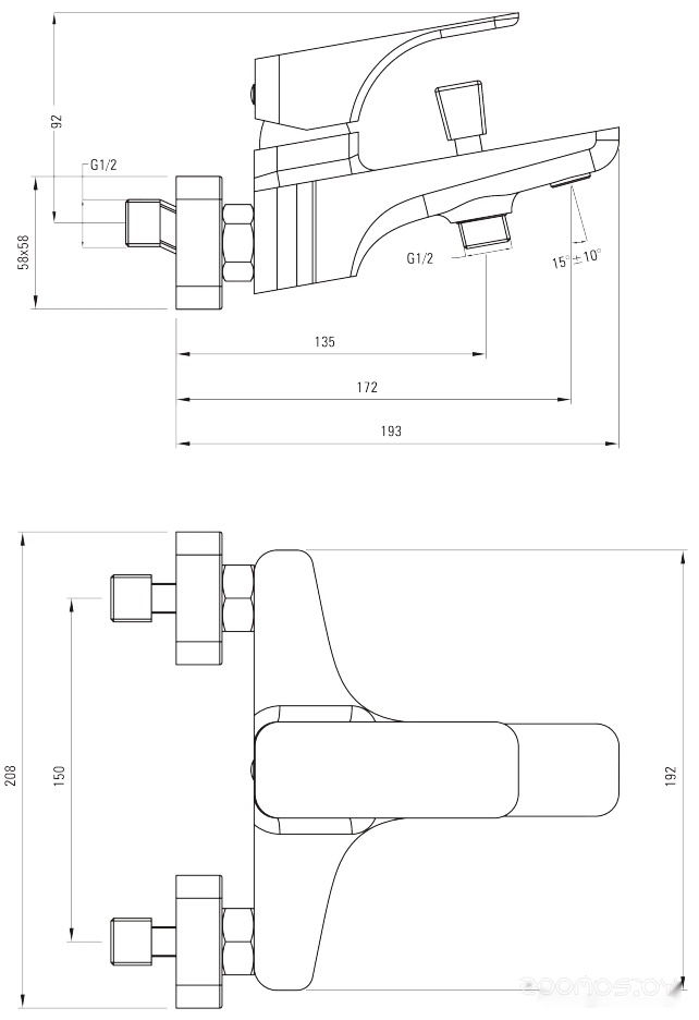 Смеситель Deante Hiacynt BQH W100, фото 4