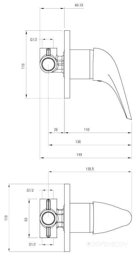 Смеситель Deante Jaguar BDX 044L, фото 2