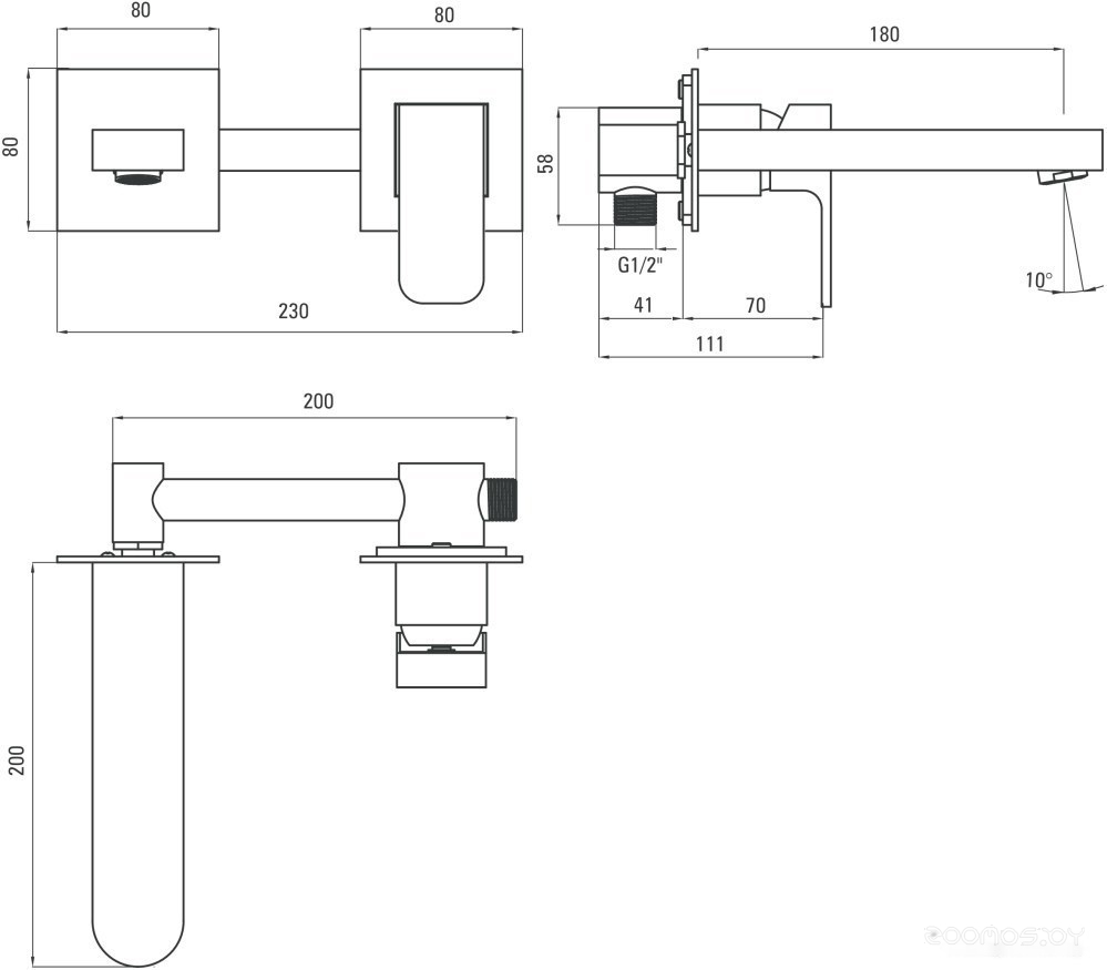 Смеситель Deante Azalia BDA 054L, фото 4