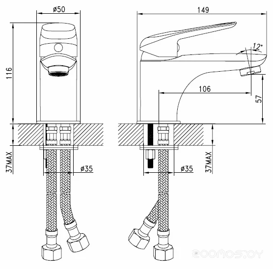 Смеситель IDDIS Male MALSB00i01, фото 2