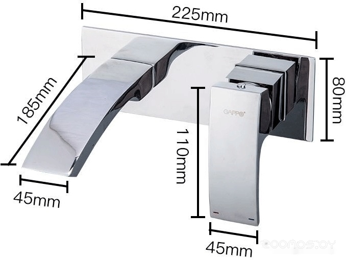 Смеситель Gappo G1007-2, фото 6