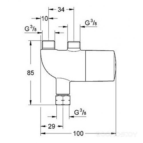 Смеситель Grohe Grohtherm Micro 34487000, фото 2