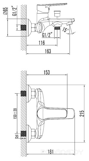 Смеситель IDDIS District DISSB00i02, фото 2