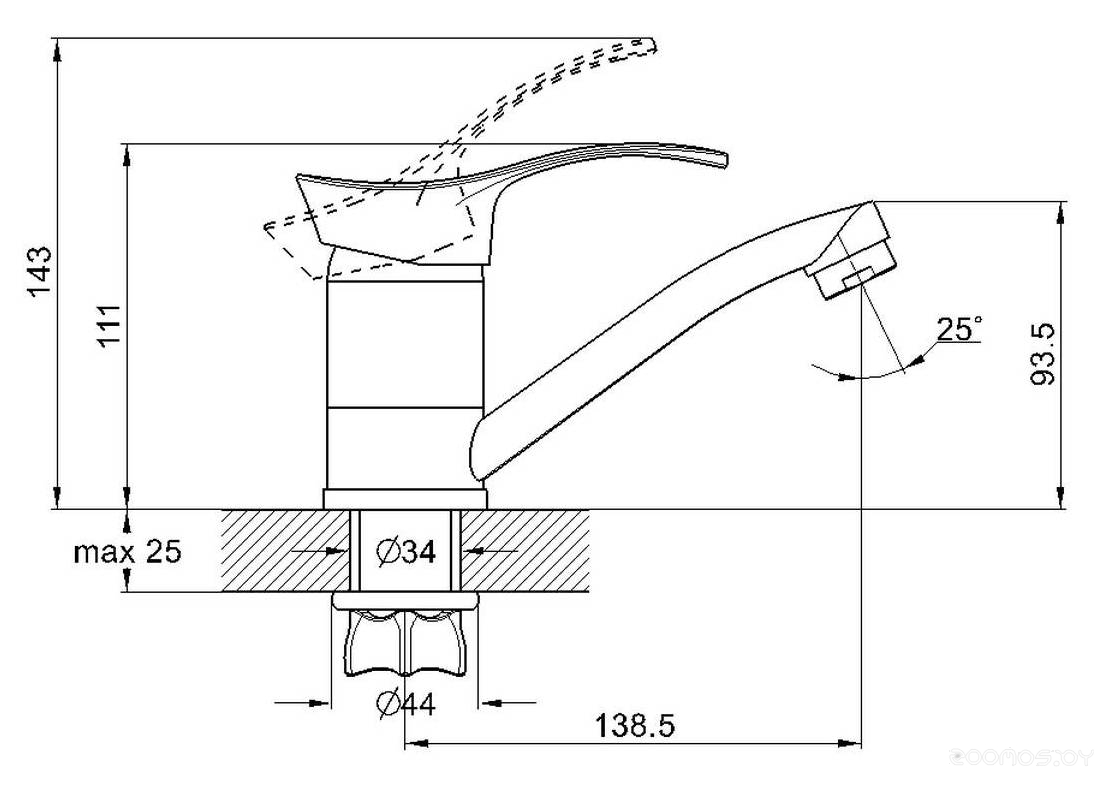 Смеситель G-lauf 4T4-B180, фото 2