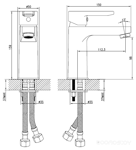 Смеситель IDDIS Sena SENSB00i01, фото 2