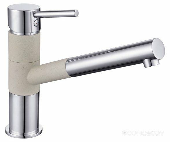 Однорычажный смеситель для кухни (мойки) IDDIS Velikan VL5WBSGi05 (хром/белый), фото 1