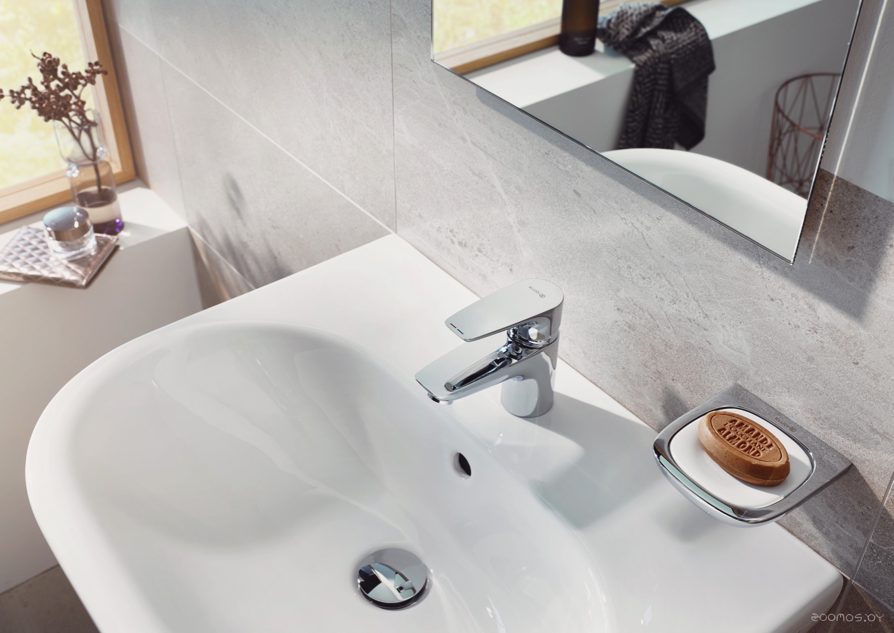 Смеситель Kludi Pure&Solid 342920575 для раковины, фото 3