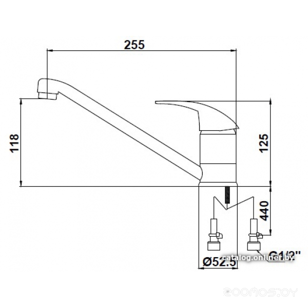 Смеситель Kaiser Magistro (черный матовый), фото 2