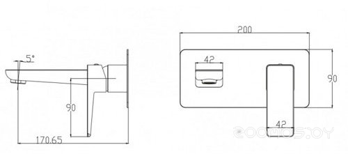 Смеситель Omnires PM7415/N CHR, фото 4
