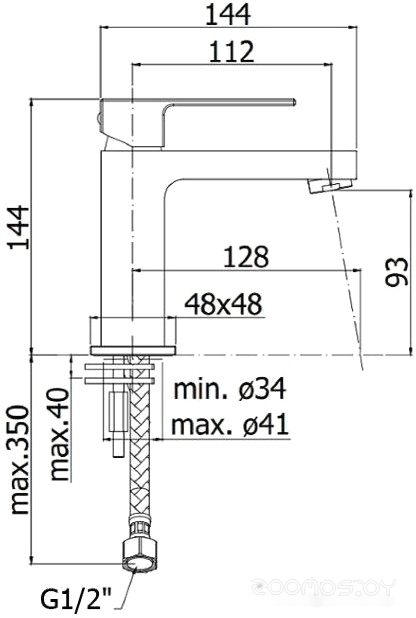 Смеситель Paffoni Elle EL071NO3, фото 2