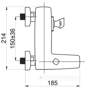 Смеситель Rubineta Aero-10, фото 3