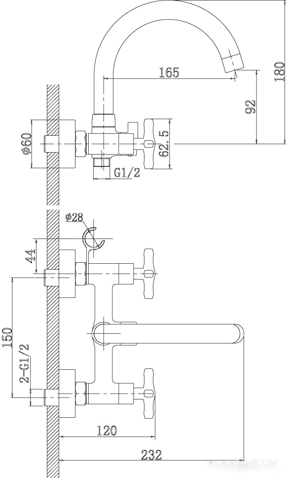 Смеситель Rossinka Silvermix RS39-83, фото 2