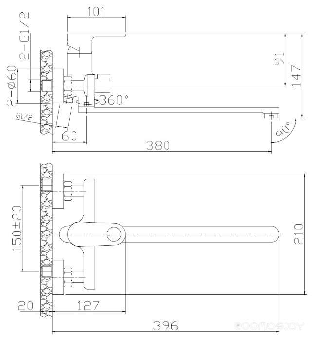 Смеситель Rossinka Silvermix RS33-32, фото 2