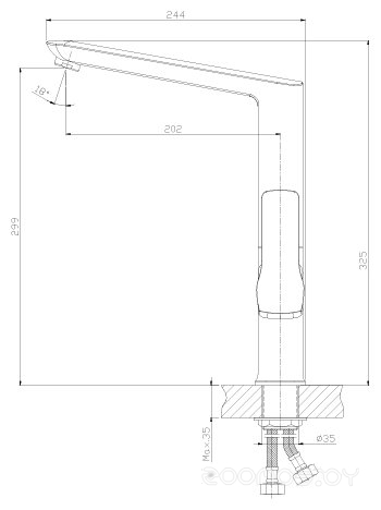 Смеситель Rossinka Silvermix Z35-26U, фото 2