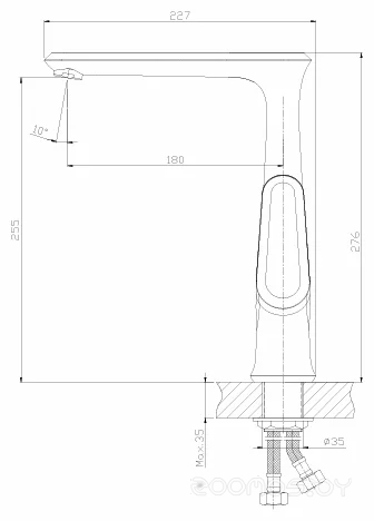 Смеситель Rossinka Silvermix Z35-27U, фото 2