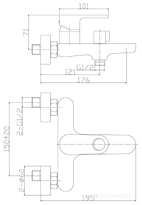 Смеситель Rossinka Silvermix RS33-31, фото 2