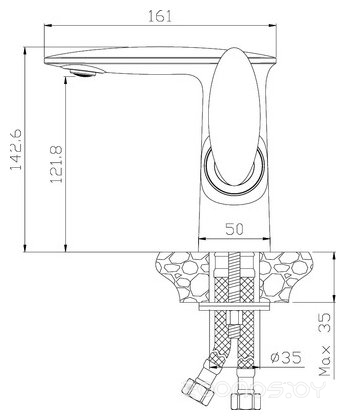 Смеситель Rossinka Silvermix RS30-11, фото 2