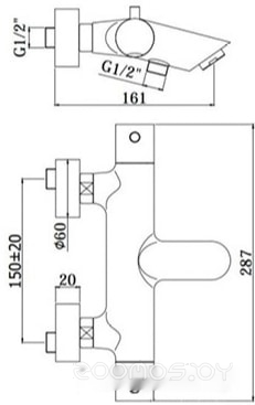 Смеситель Paffoni Light LIQ023ST, фото 2