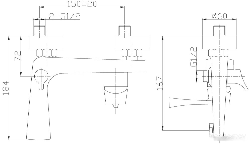 Смеситель Rossinka Silvermix RS34-31, фото 2