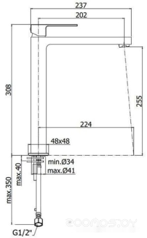 Смеситель Paffoni Elle EL081NO3, фото 2
