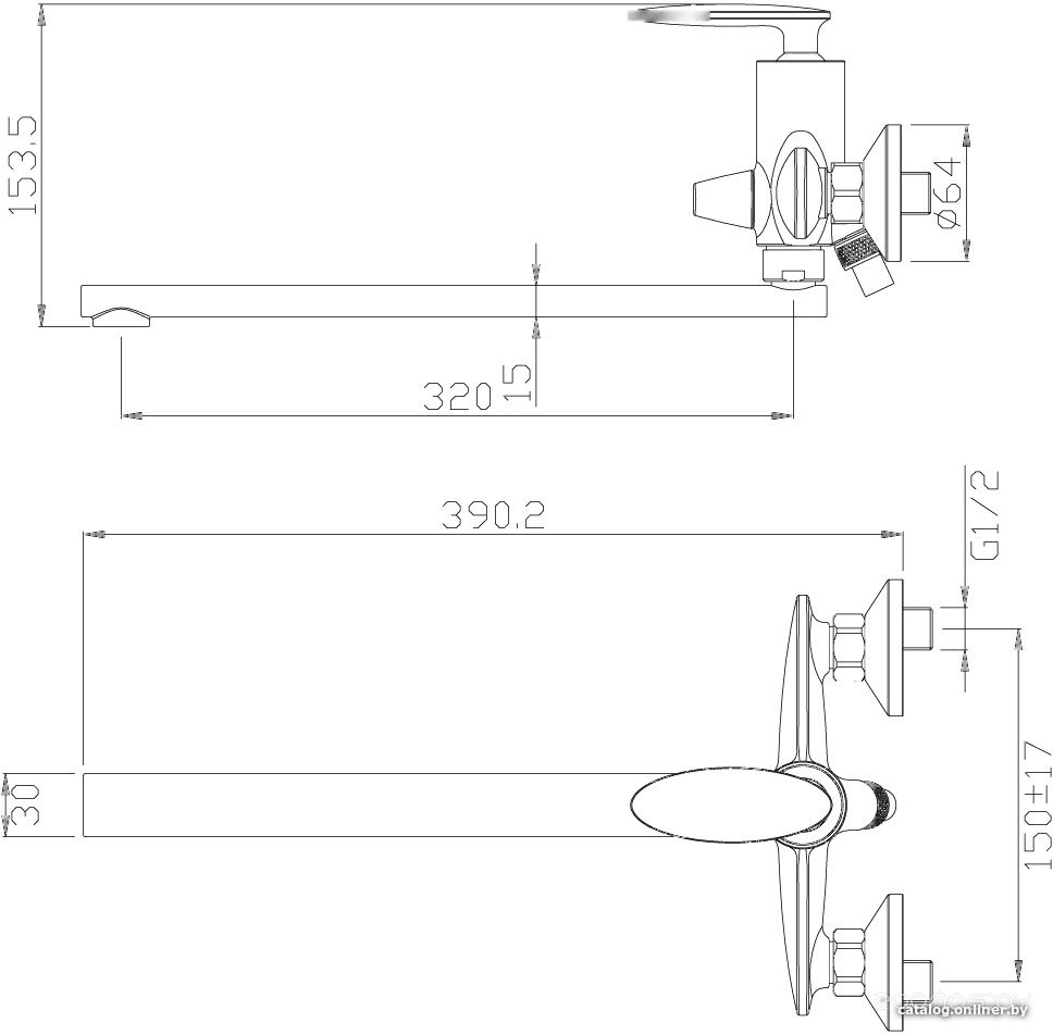 Смеситель Rossinka Silvermix RS30-32, фото 2