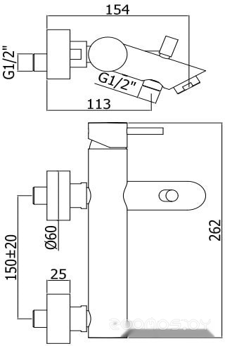 Смеситель Paffoni Light LIG022CR, фото 2