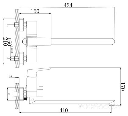 Смеситель Rossinka Silvermix RS36-32, фото 2