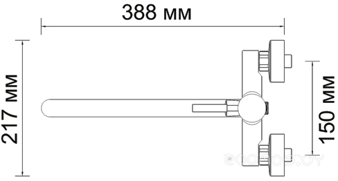 Смеситель Wasserkraft Main 4102L, фото 2