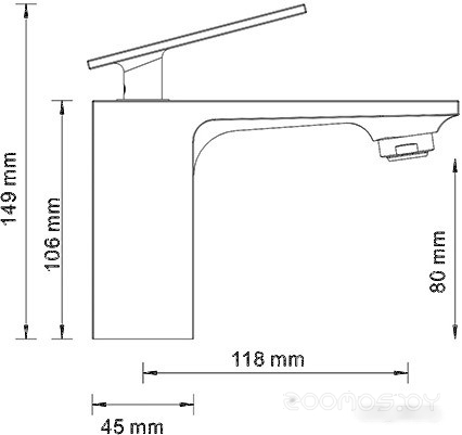 Смеситель Wasserkraft Alme 1503, фото 4