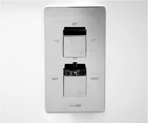 Термостат Wasserkraft Alme 1544 Termo С ВНУТРЕННЕЙ ЧАСТЬЮ, для ванны с душем, фото 3