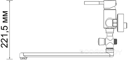 Смеситель Wasserkraft Main 4102L, фото 3