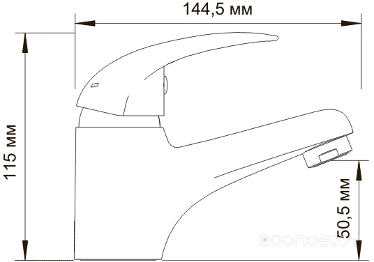 Смеситель Wasserkraft Isen 2603, фото 3
