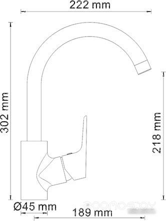 Смеситель Wasserkraft Lippe 4507