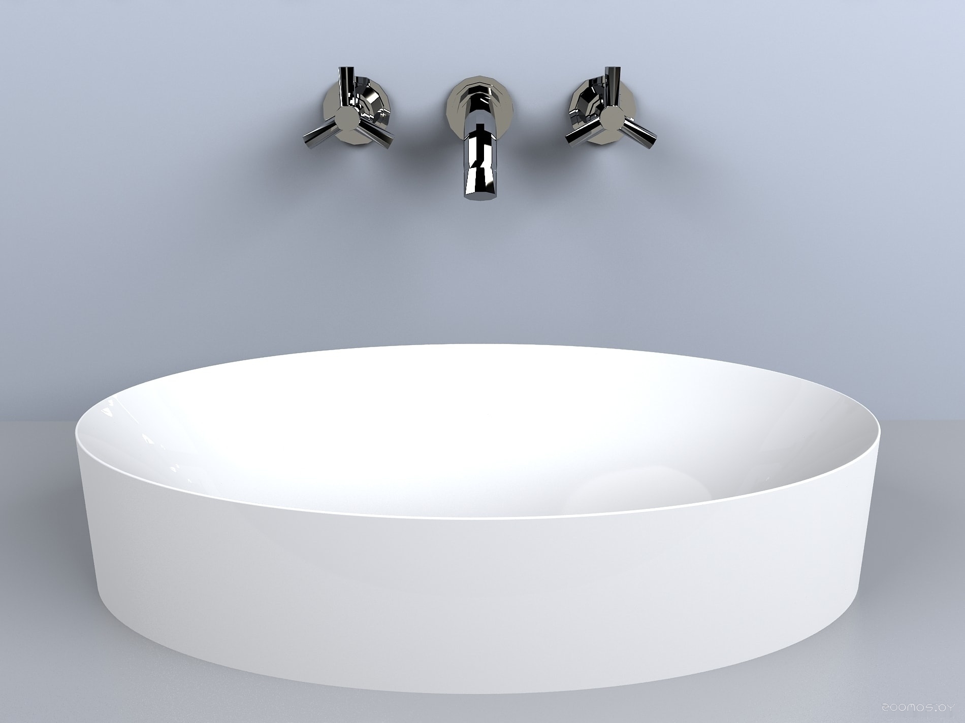 Умывальник Miraggio Santiago (белый), фото 2