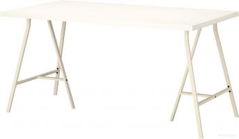 Письменный стол Ikea Линнмон/Лерберг (белый/белый) 592.793.64