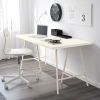 Письменный стол Ikea Линнмон/Лерберг (белый/белый) 592.793.64