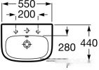 Умывальник Roca Debba 55x44 [32799500Y]