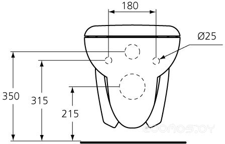 Унитаз Ideal Standard Eurovit W705501, фото 3