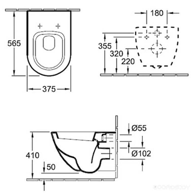Унитаз Villeroy & Boch Subway 66001001, фото 2