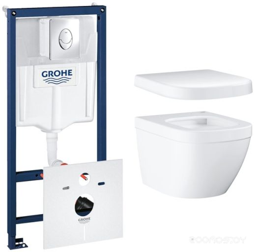 Унитаз Grohe Euro 39206000+39330001+38750001, фото 1