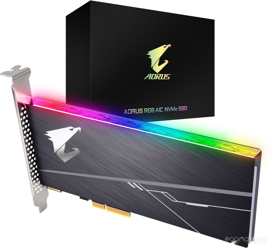 SSD Gigabyte Aorus RGB AIC NVMe 1TB GP-ASACNE2100TTTDR, фото 7
