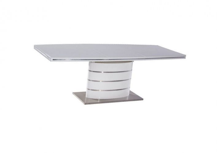 Стол обеденный SIGNAL FANO белый 140(200)X90