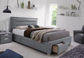 Кровать SIGNAL INES серый, 160/200 NEW