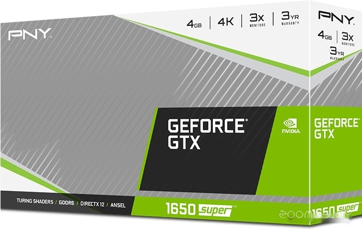 Видеокарта PNY GeForce GTX 1650 Super Single Fan 4GB GDDR6 VCG16504SSFPPB, фото 6